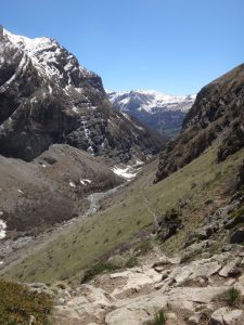 Randonnée à travers la Parc National des Ecrins